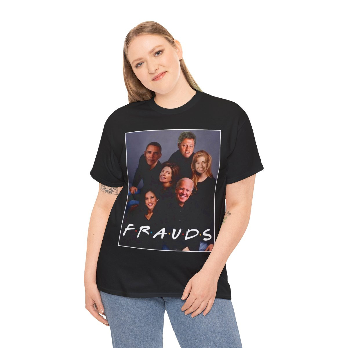 Frauds Joe Biden and the deep state 6 let's go Brandon unisex Short Sleeve Tee