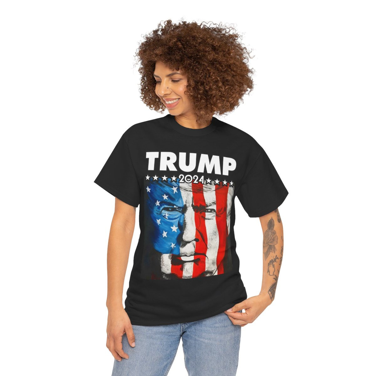 Trump 2024 War paint Short Sleeve Tee