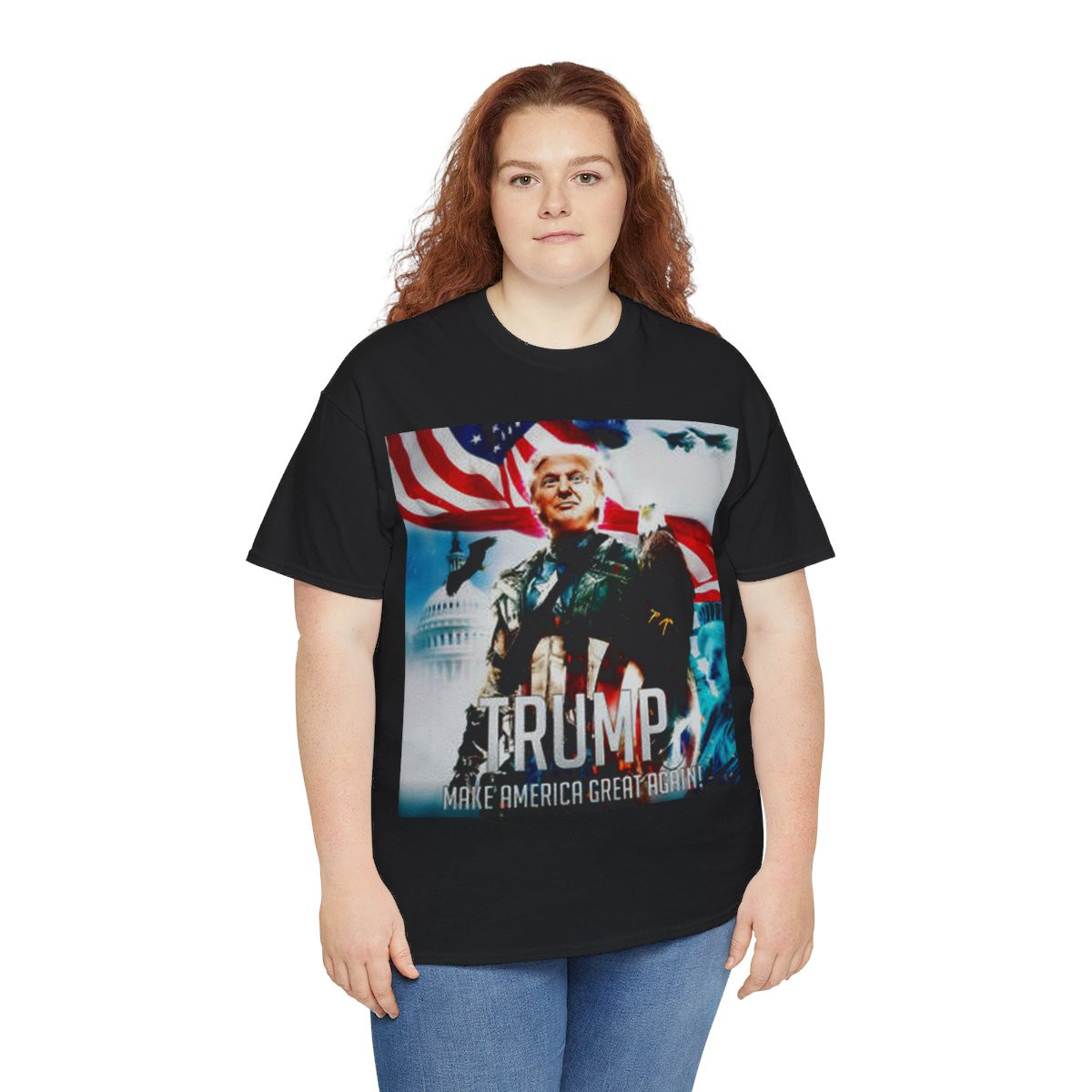 TRUMP Captain America Hero Unisex Heavy Cotton Tee