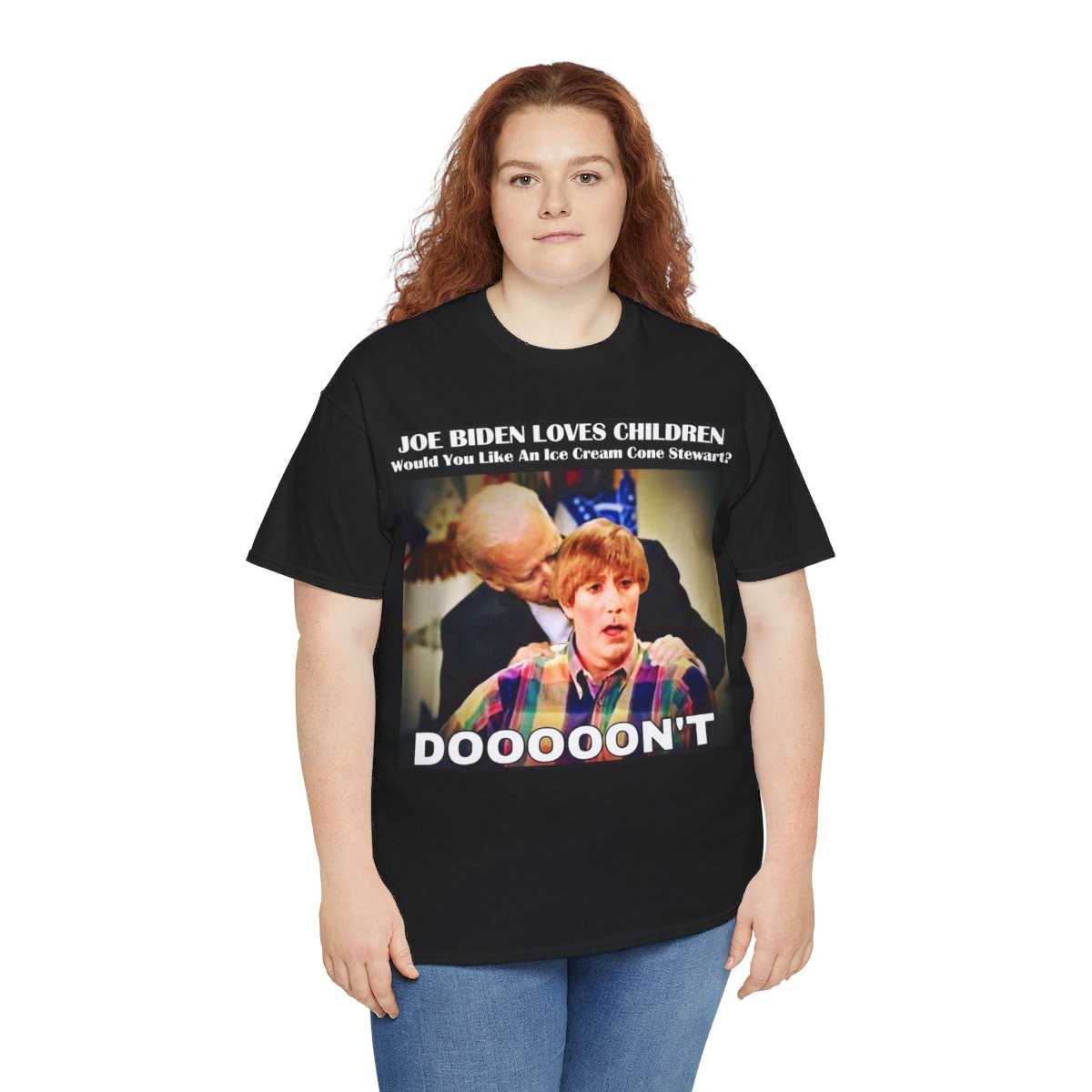 Joe Biden Loves Children Stewart from Mad tv Short Sleeve Tee
