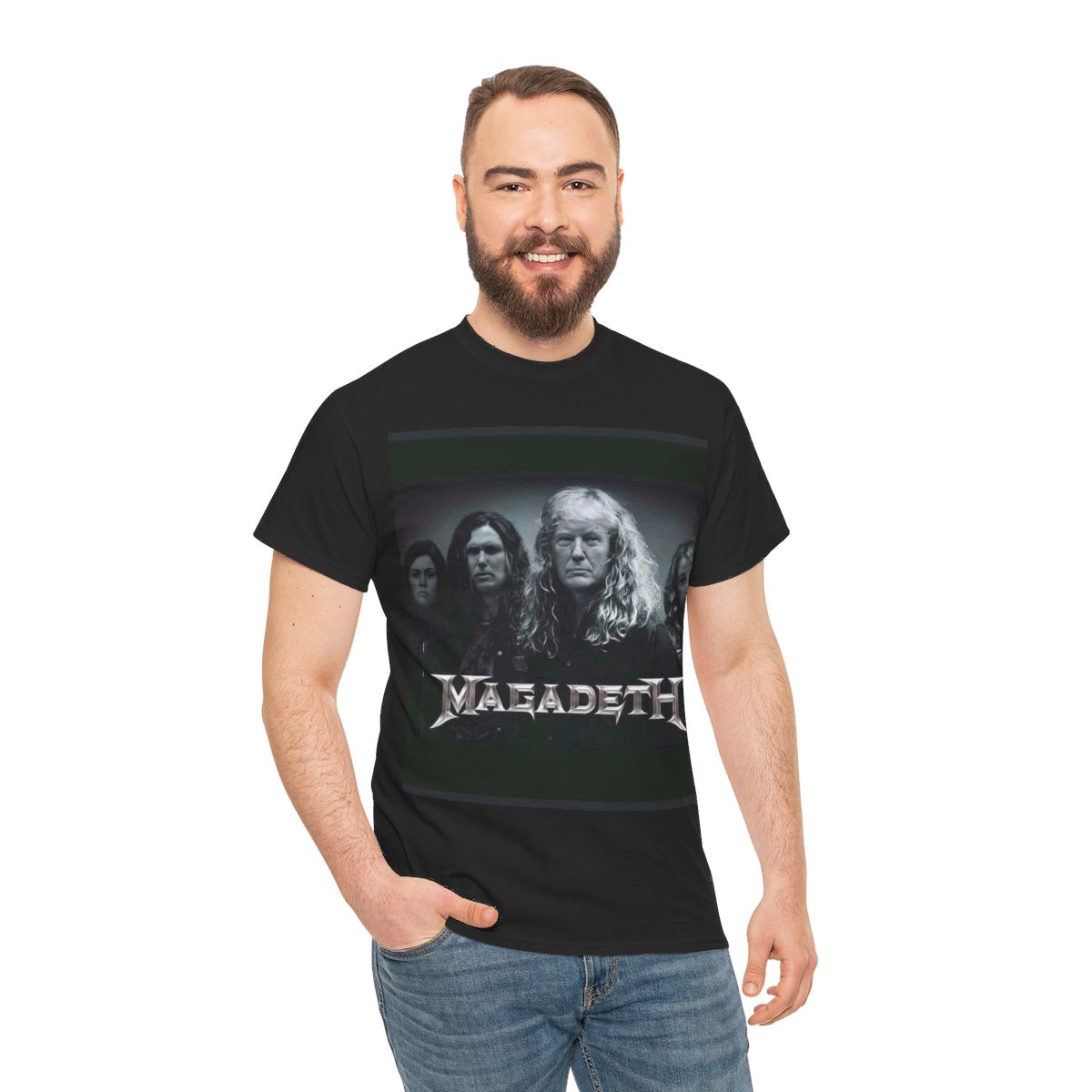 Trump's MAGADETH  Unisex Heavy Cotton Tee