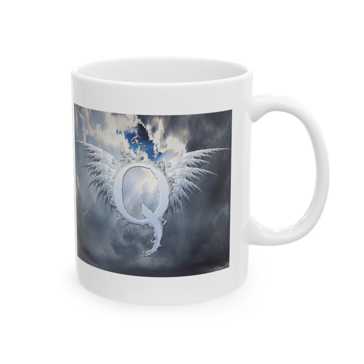 Heavenly Q Wht Ceramic Mug 11oz