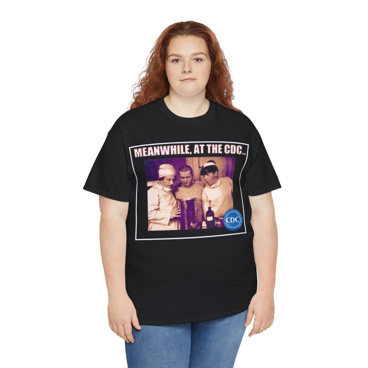 Meanwhile at the CDC Stooges Sleeve Tee