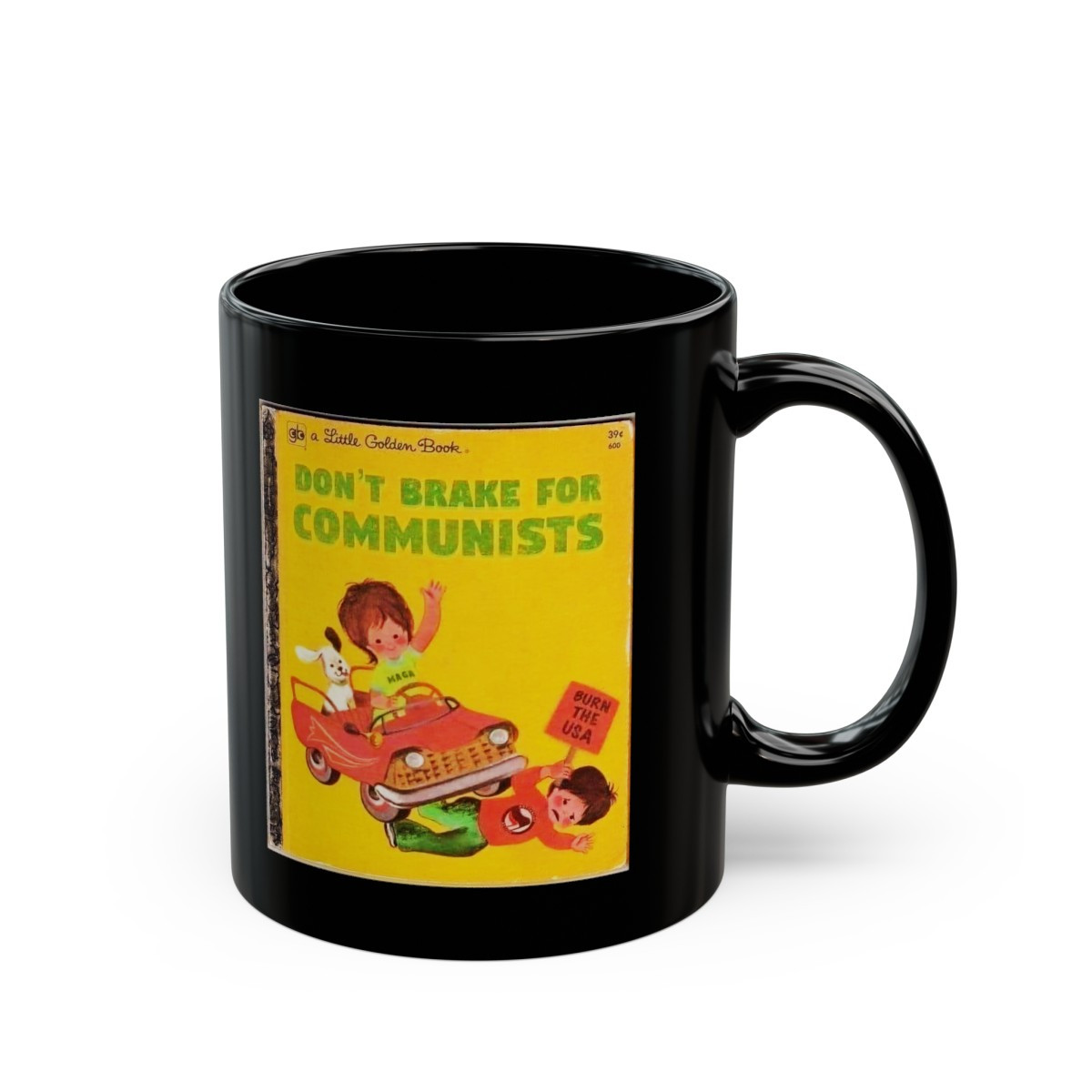 Don't Break For Communism children's book 11oz Black Mug
