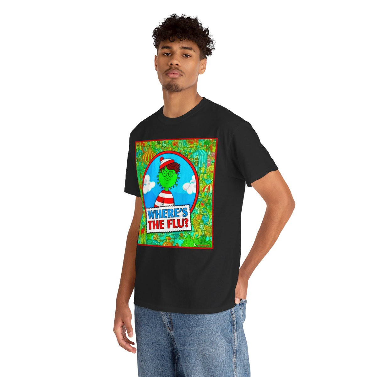  Where's the Flu?   Sleeve Tee