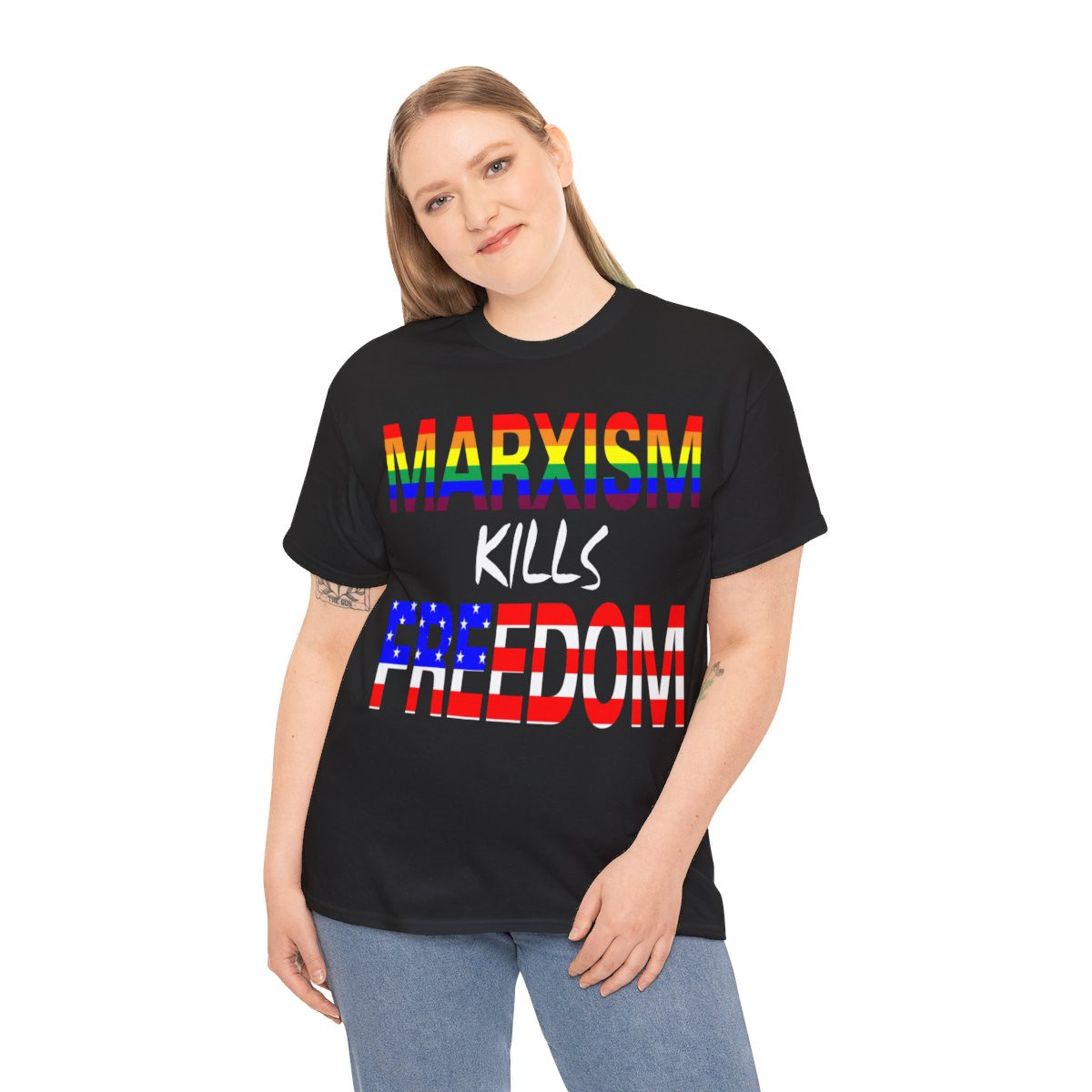Marxism Kills Freedom 1 Short Sleeve Tee