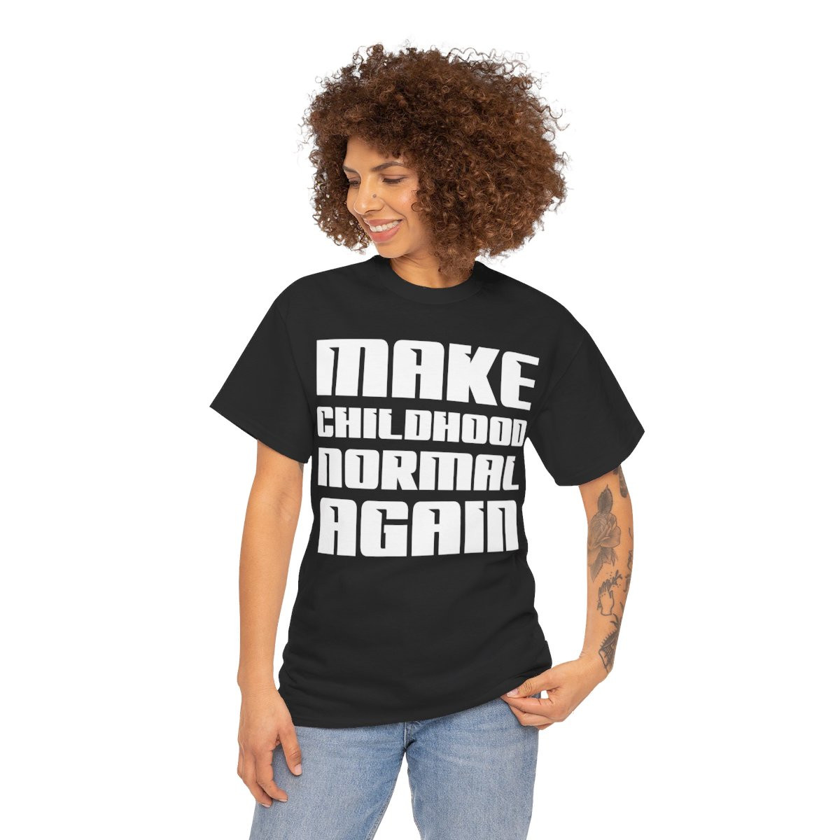 Make Childhood Normal Again Short Sleeve Tee