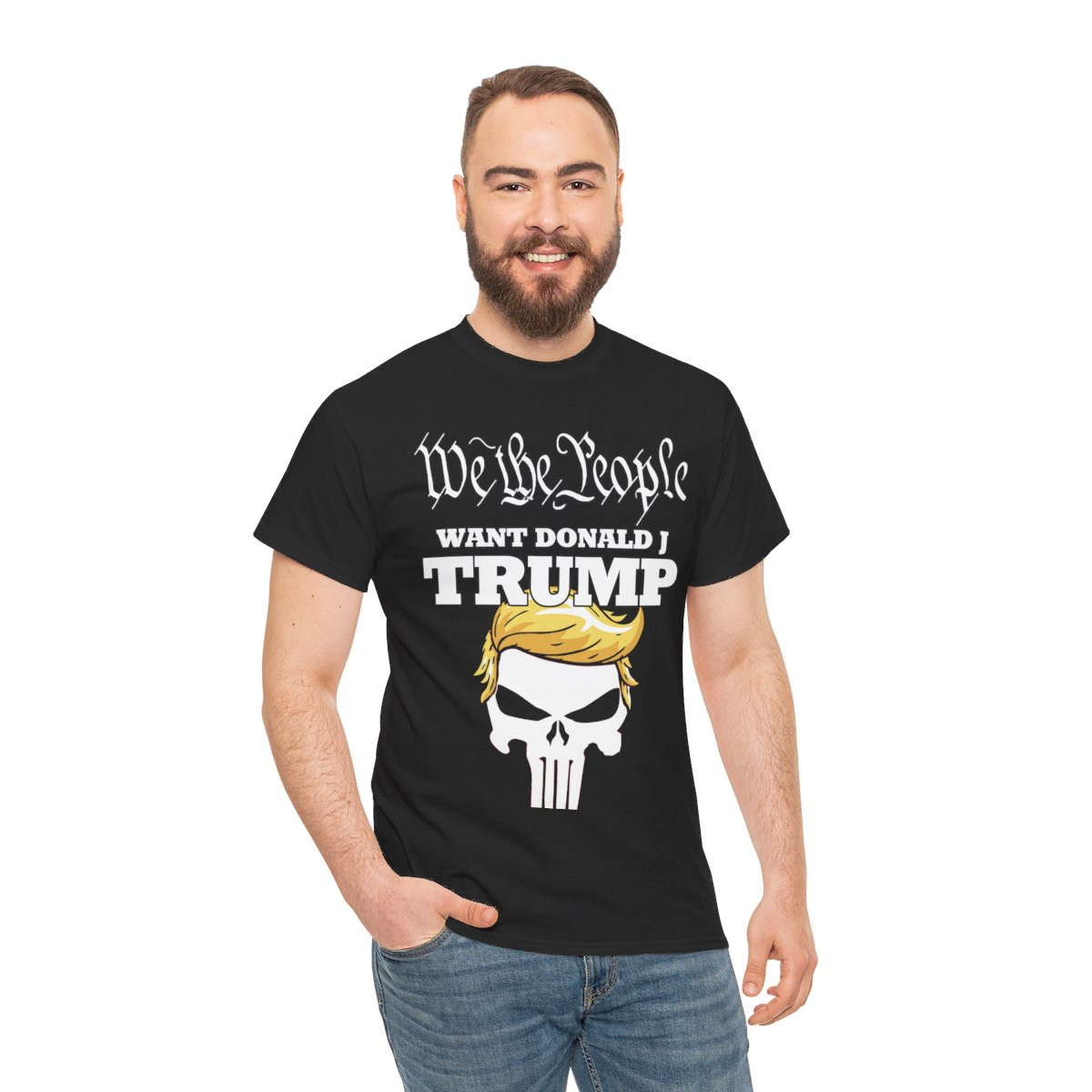We The People Want Donald J Trump Unisex Heavy Cotton Tee