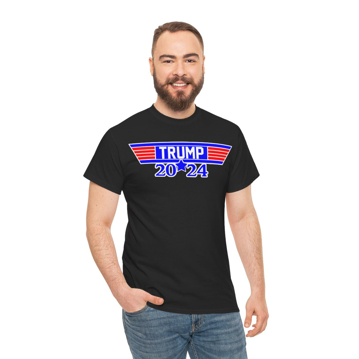 Trump 2024 Wings Unisex Heavy Cotton Tee