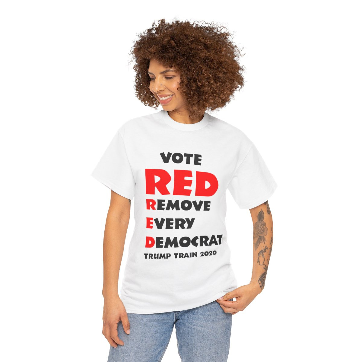Vote RED Remove Every Democrat Unisex Heavy Cotton Tee
