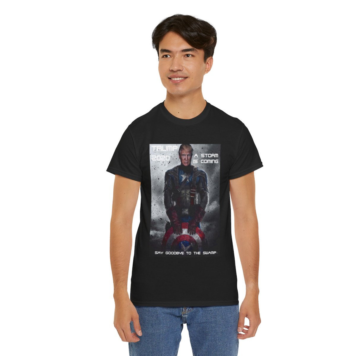 Captain America TRUMP 2024 Unisex Heavy Cotton Tee