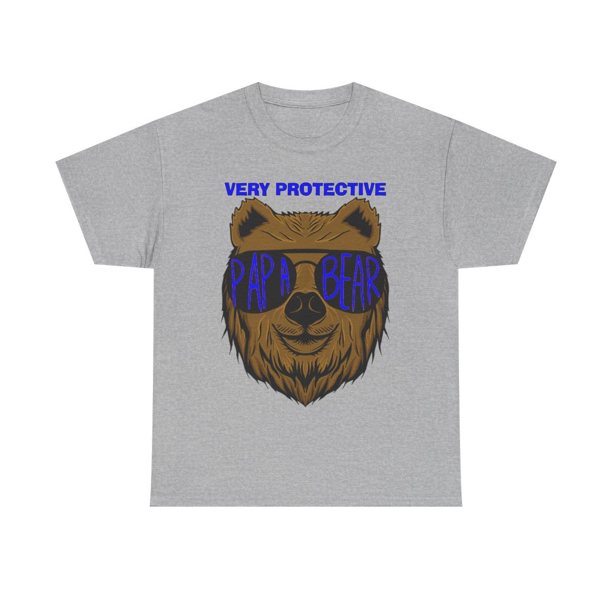 Very Protective Papa Bear  Men's Short Sleeve T Shirt