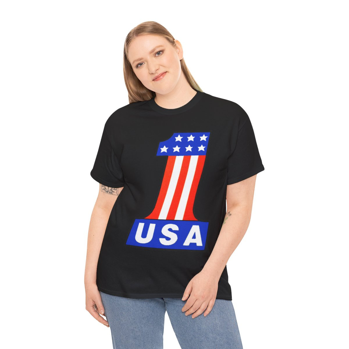 USA number 1 Unisex Heavy Cotton Tee