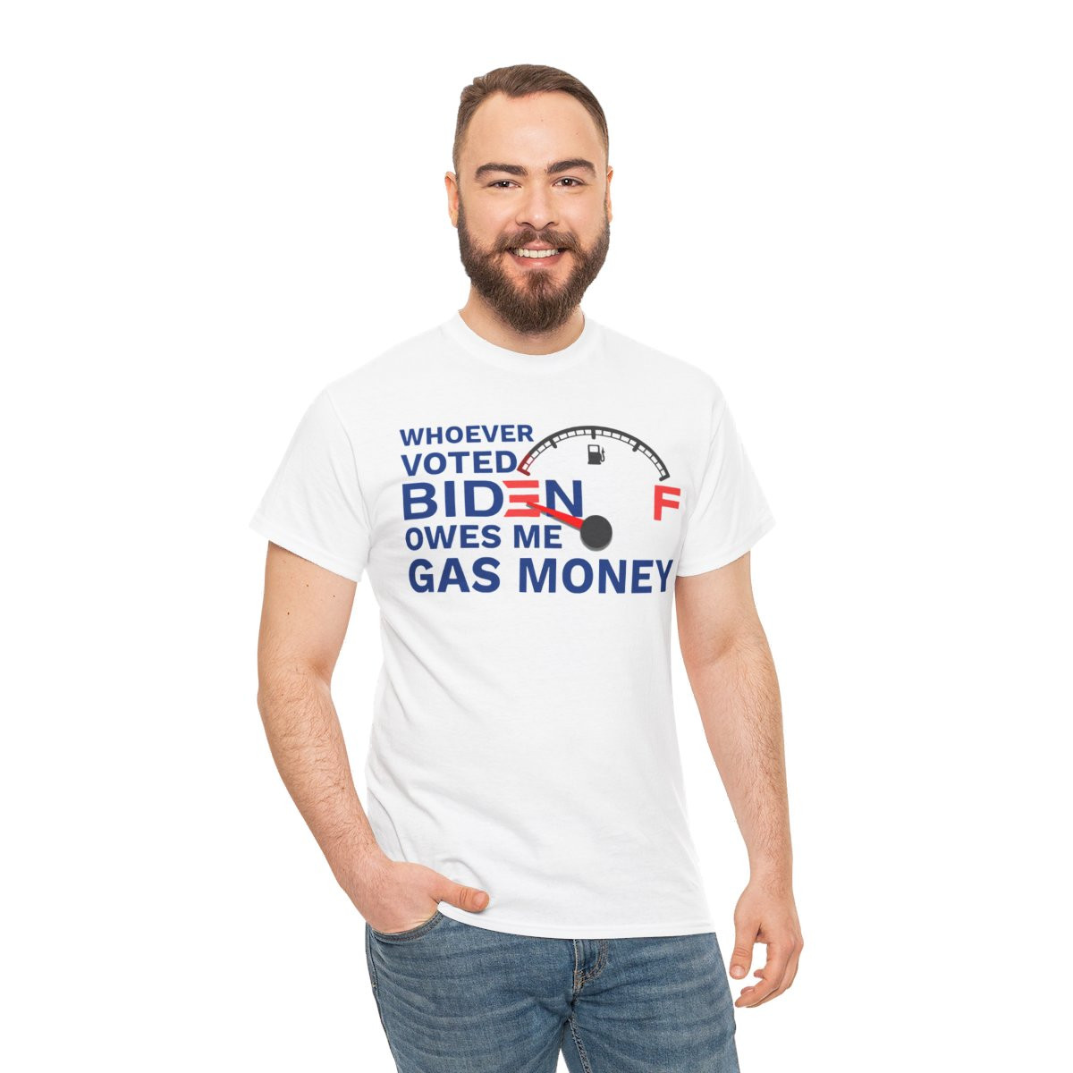 Whoever voted Biden owes me gas money unisex Short Sleeve T Shirt