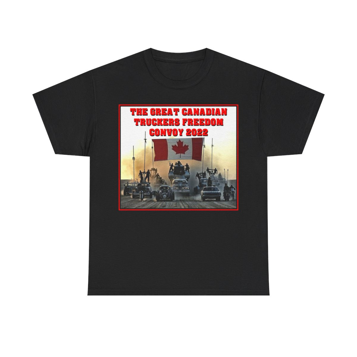 The Great Canadian Truckers Convoy 2022 let's go Brandon Short Sleeve Tee