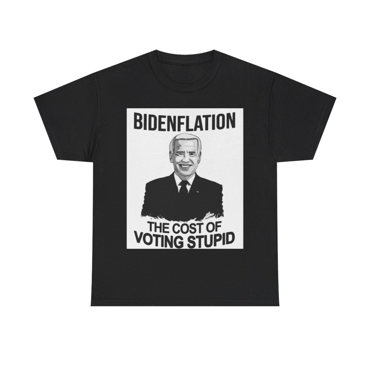Bidenflation the cost of voting stupid Men's Short Sleeve Tee