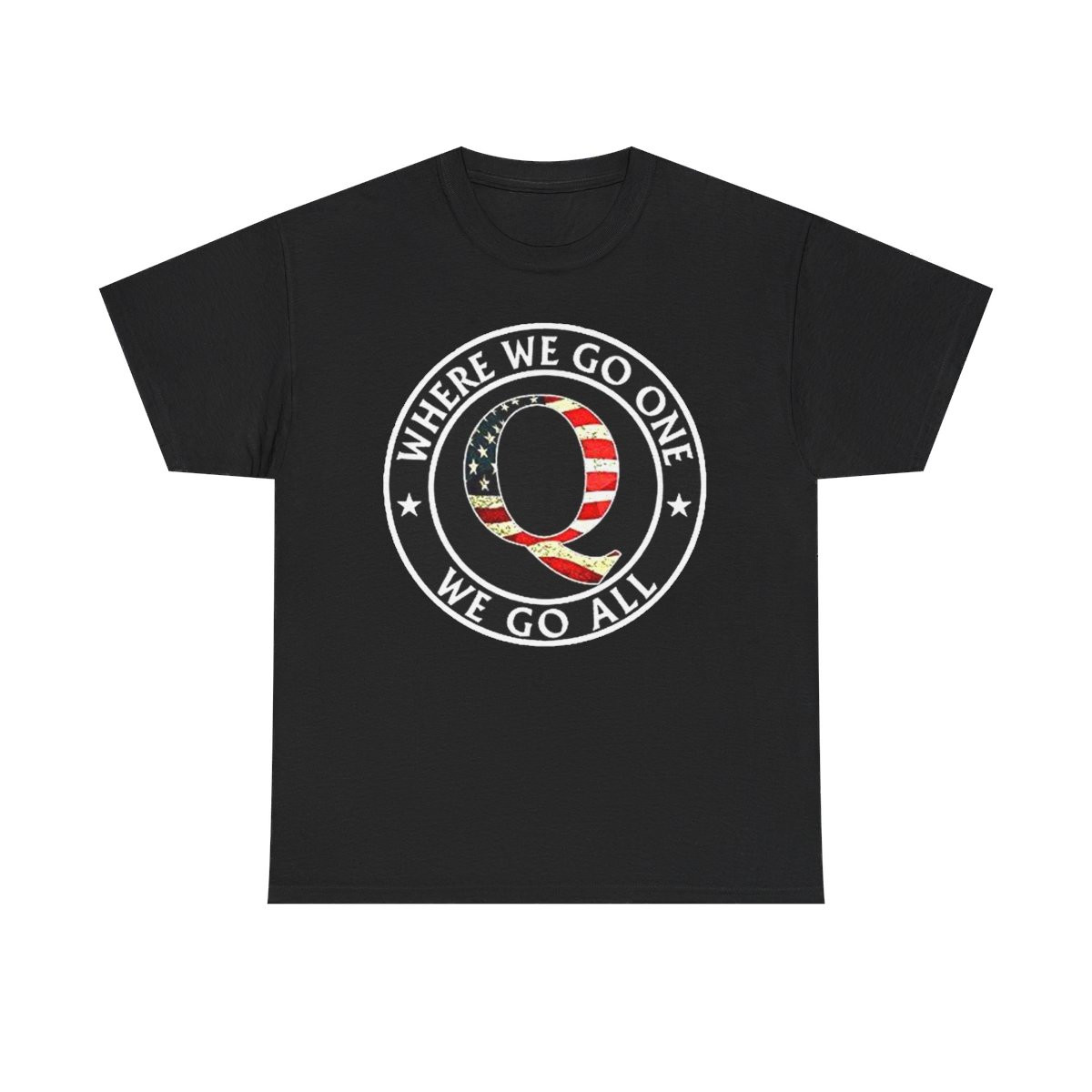 Q Where We Go One We Go All Trump 2020 Short Sleeve Tee