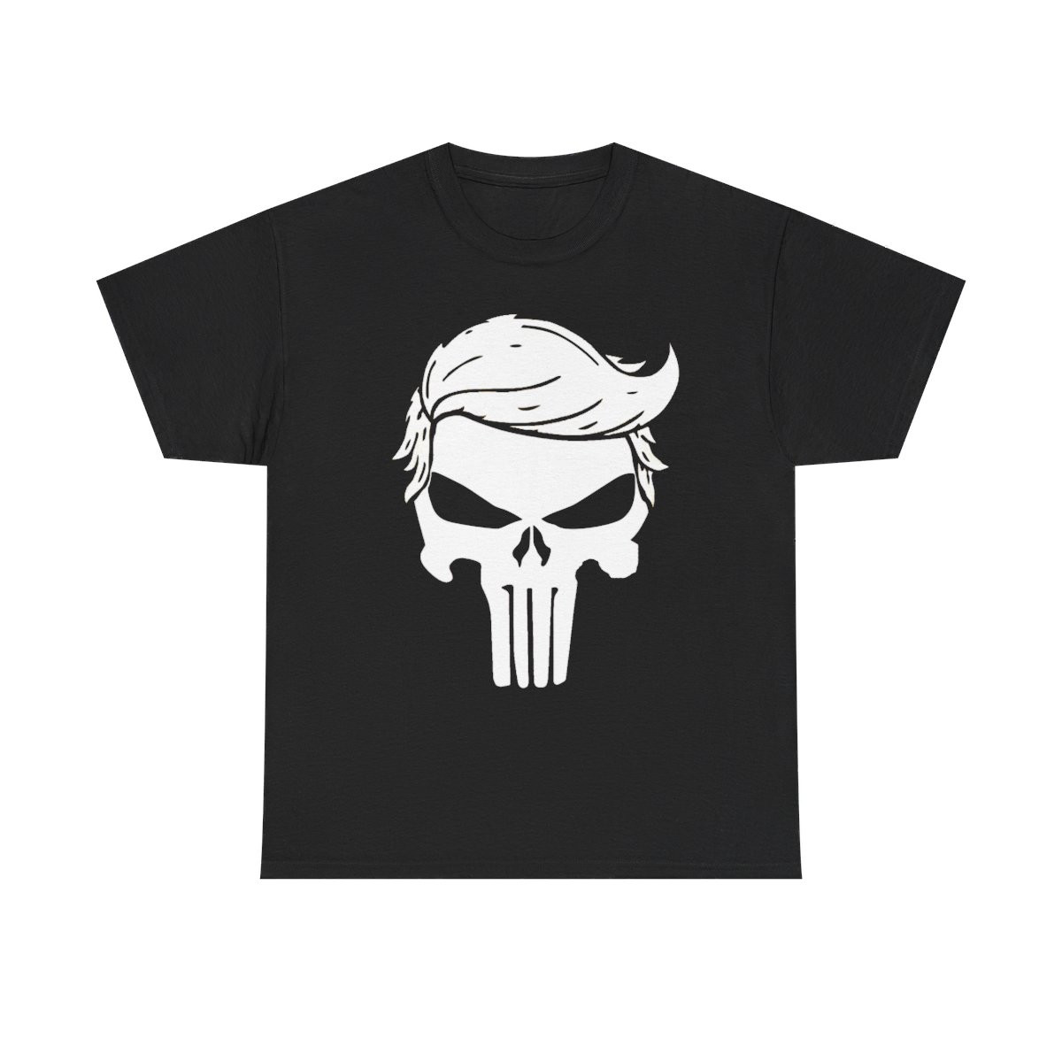 Trump Punisher in all white Men's Short Sleeve Tee