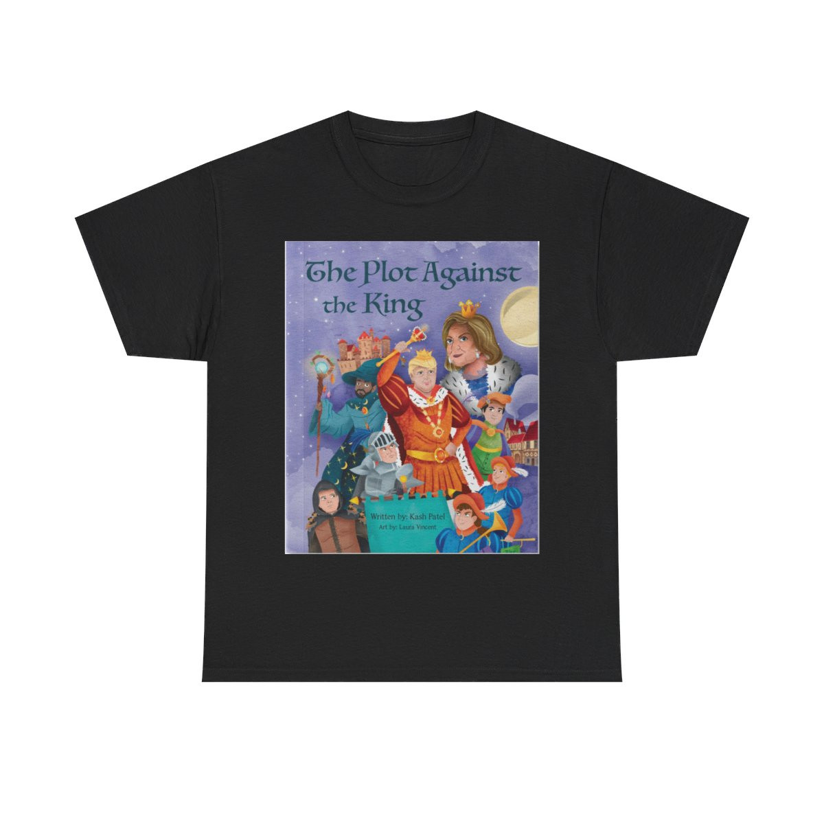 The plot against the King  children's book by Kash Pattel Men's Short Sleeve Tee