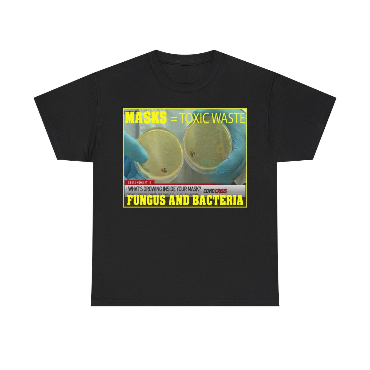 Masks  = Toxic Waste Fungus and bacteria Men's Short Sleeve Tee