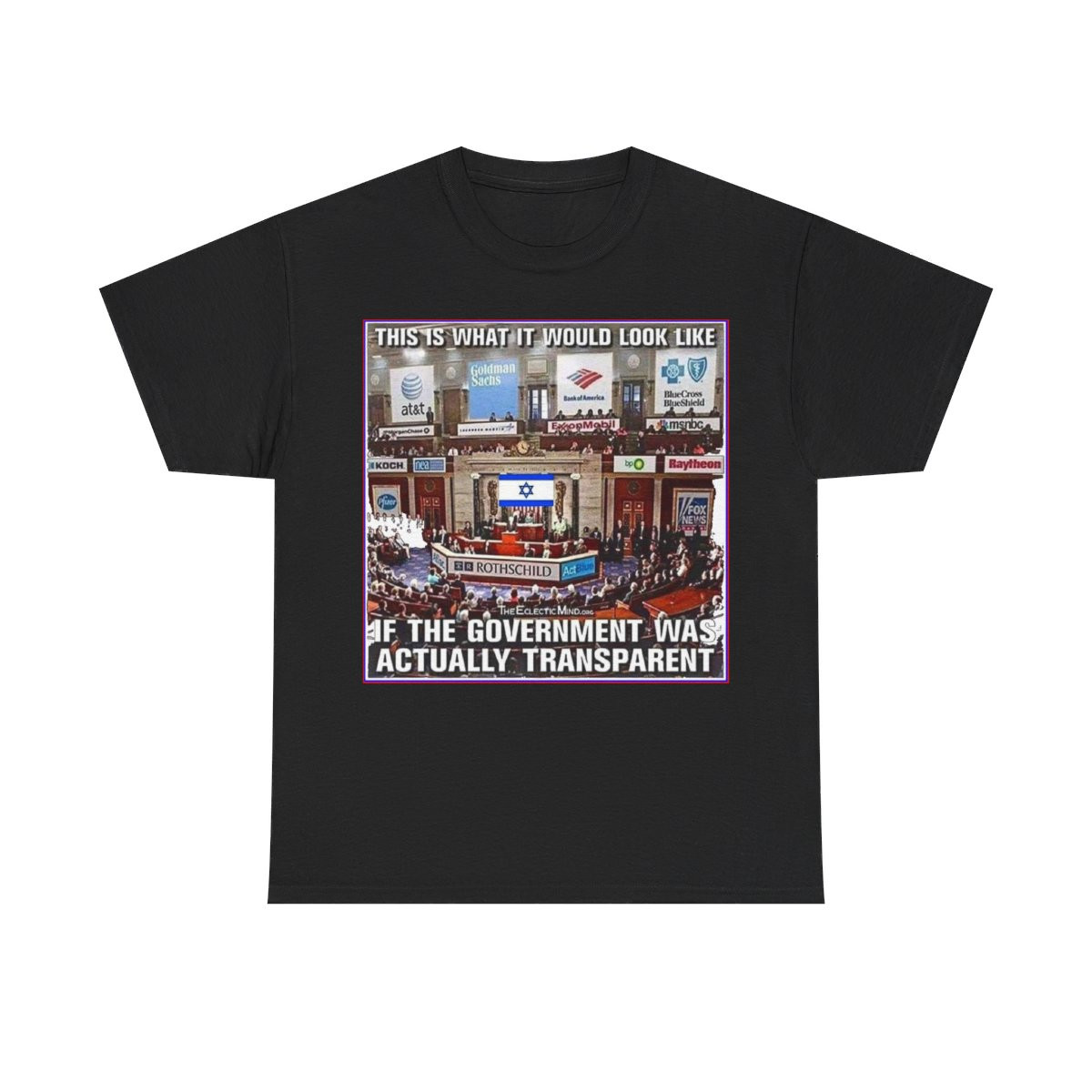 What It Would Look Like If Government Was Transparent Short Sleeve Tee