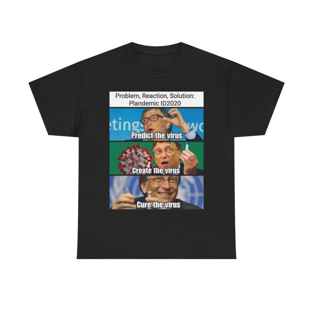Bill Gates Problem Reaction Solution  Men's Short Sleeve Tee