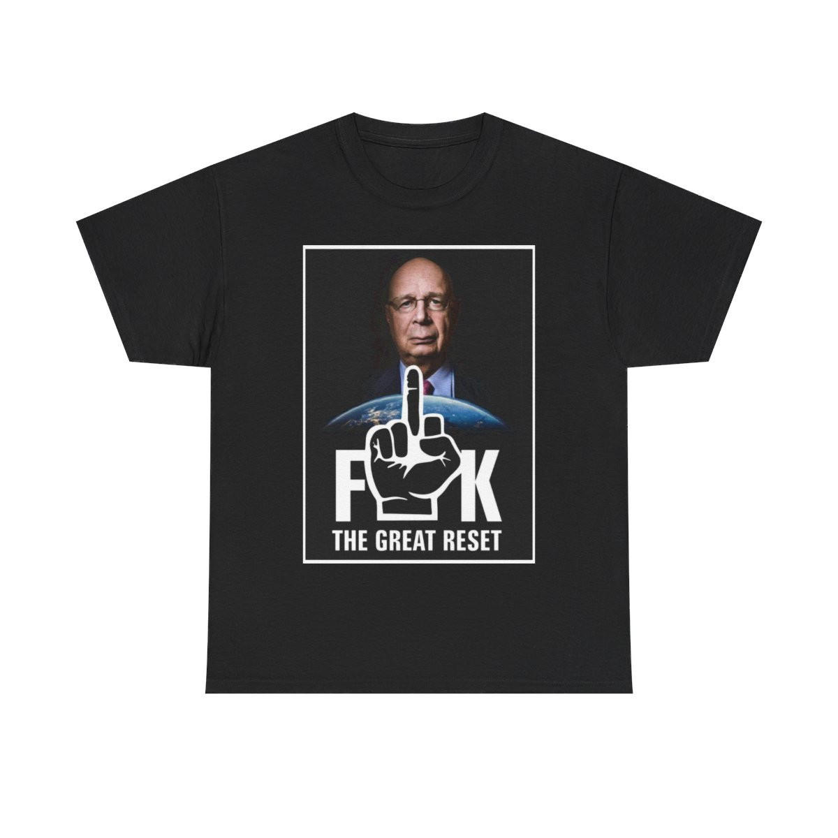 FK Your Great Reset Klaus Schwab WEF Men's Short Sleeve Tee