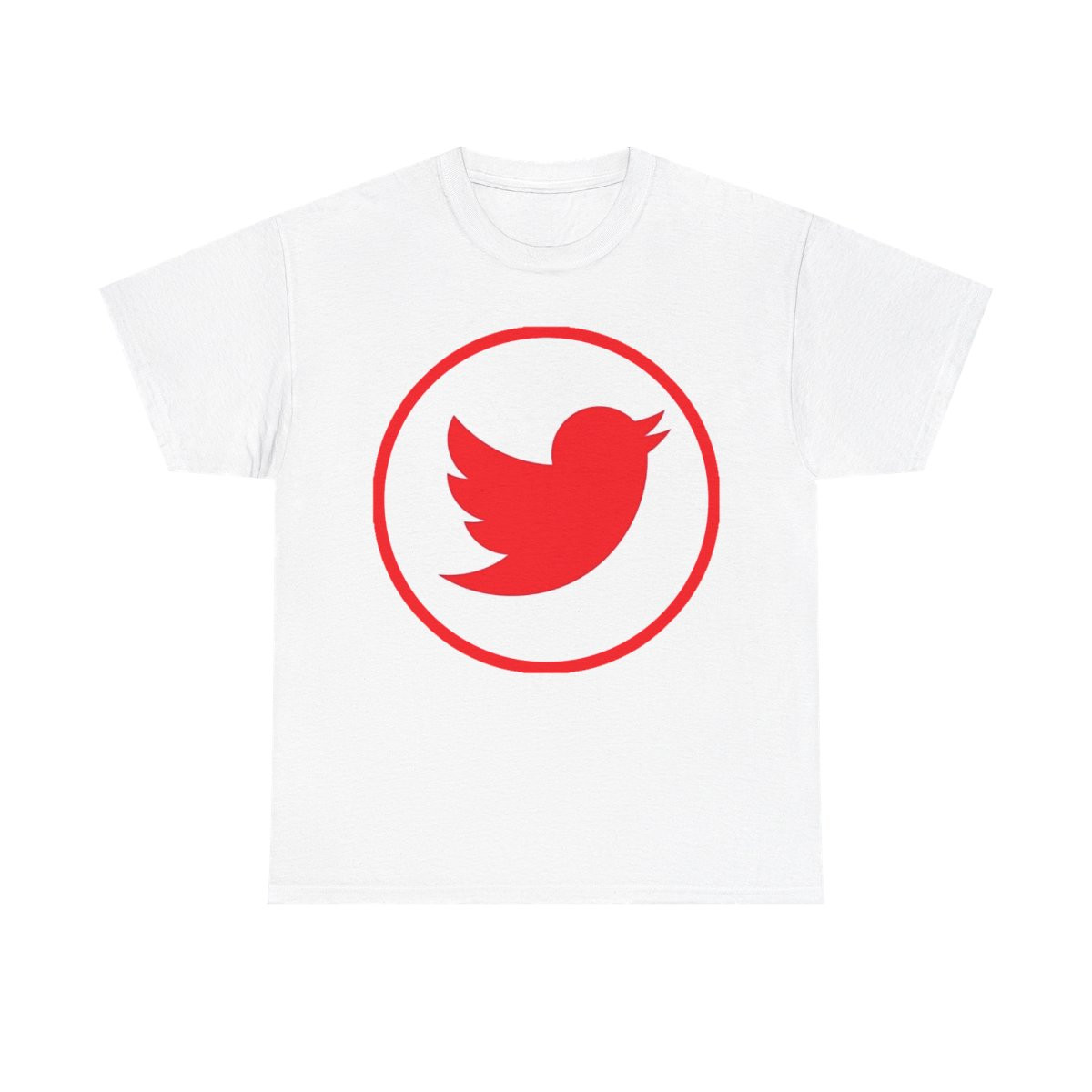 Red Twitter Birdy Short Sleeve Tee