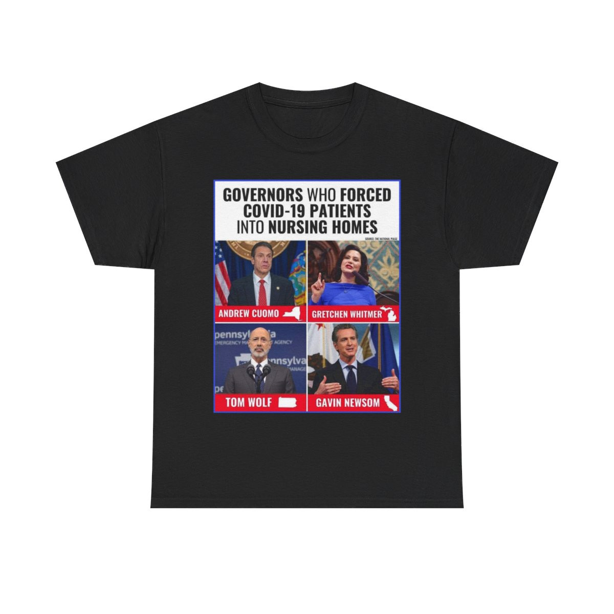 Governor Gretchen Whitmer and the Governors who killed Granny short Sleeve Tee