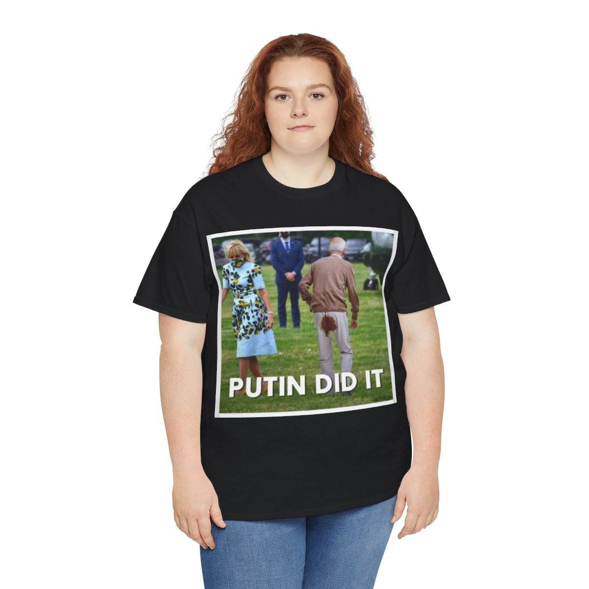 Joe Biden Putin Did It Men's Short Sleeve Tee
