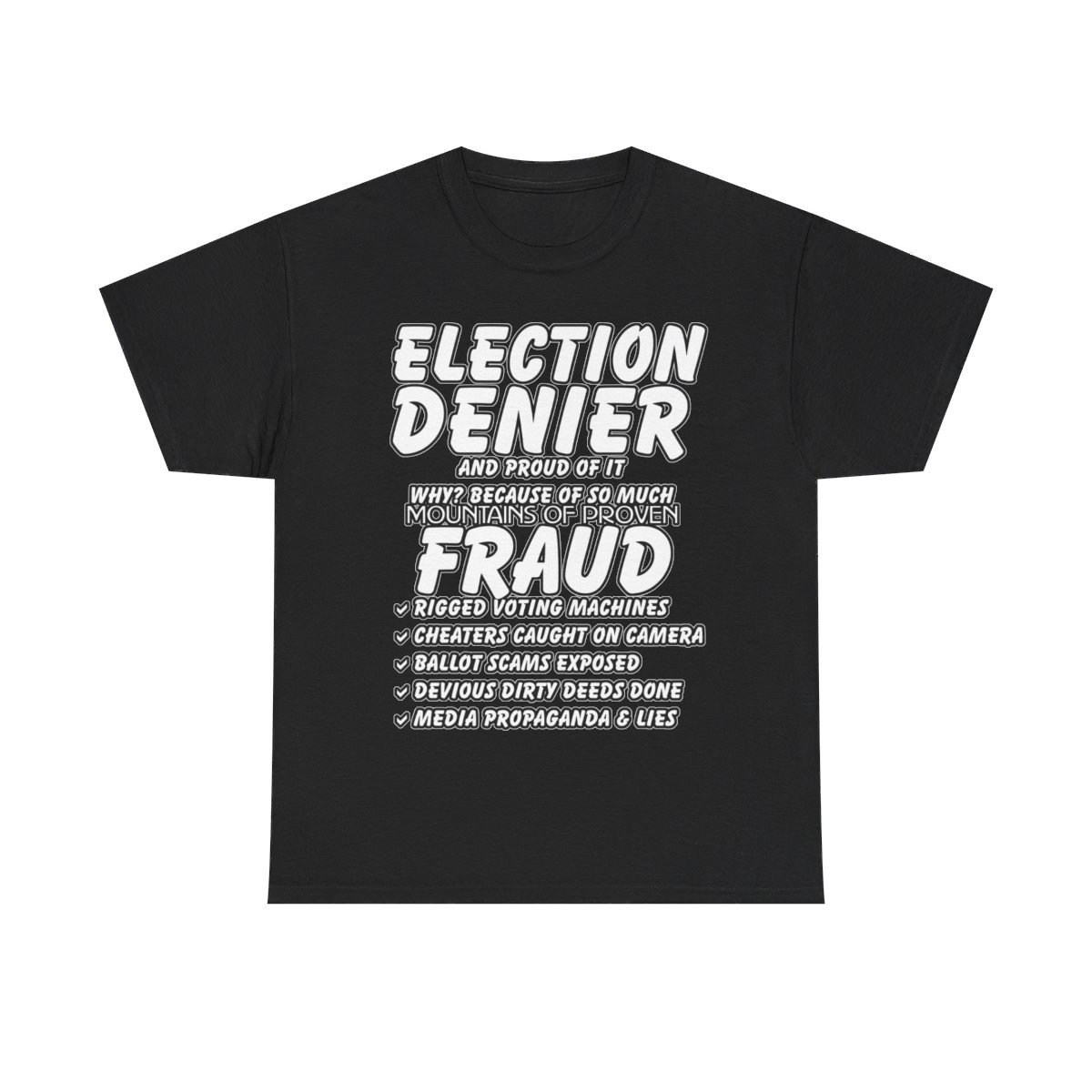 Election Denier Men's Short Sleeve Tee
