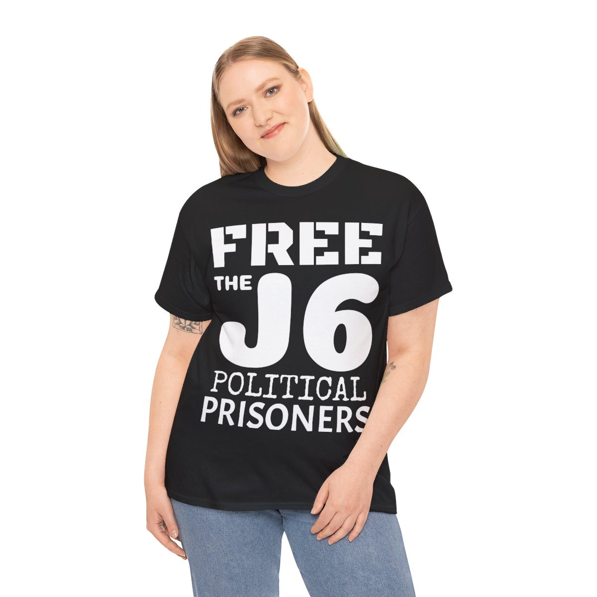 Free the J6 political prisoners Unisex Short Sleeve Tee