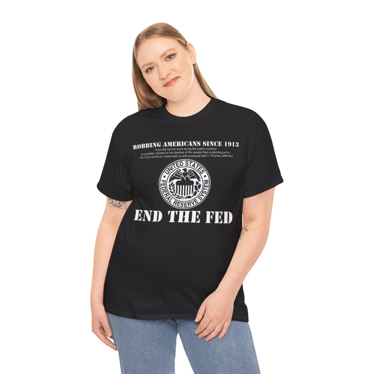 End The Fed version 2 unisex Short Sleeve Tee