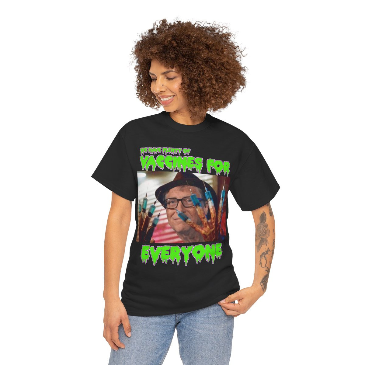Nightmare of Bill Gates we have vaccines for everyone Munisex Short Sleeve Tee