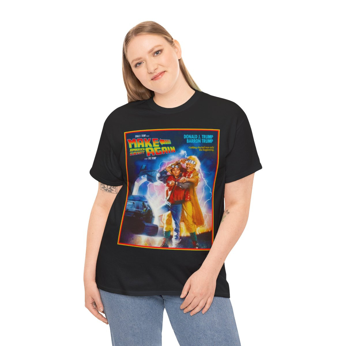 Trump Back to the Future MAGA unisex short Sleeve Tee