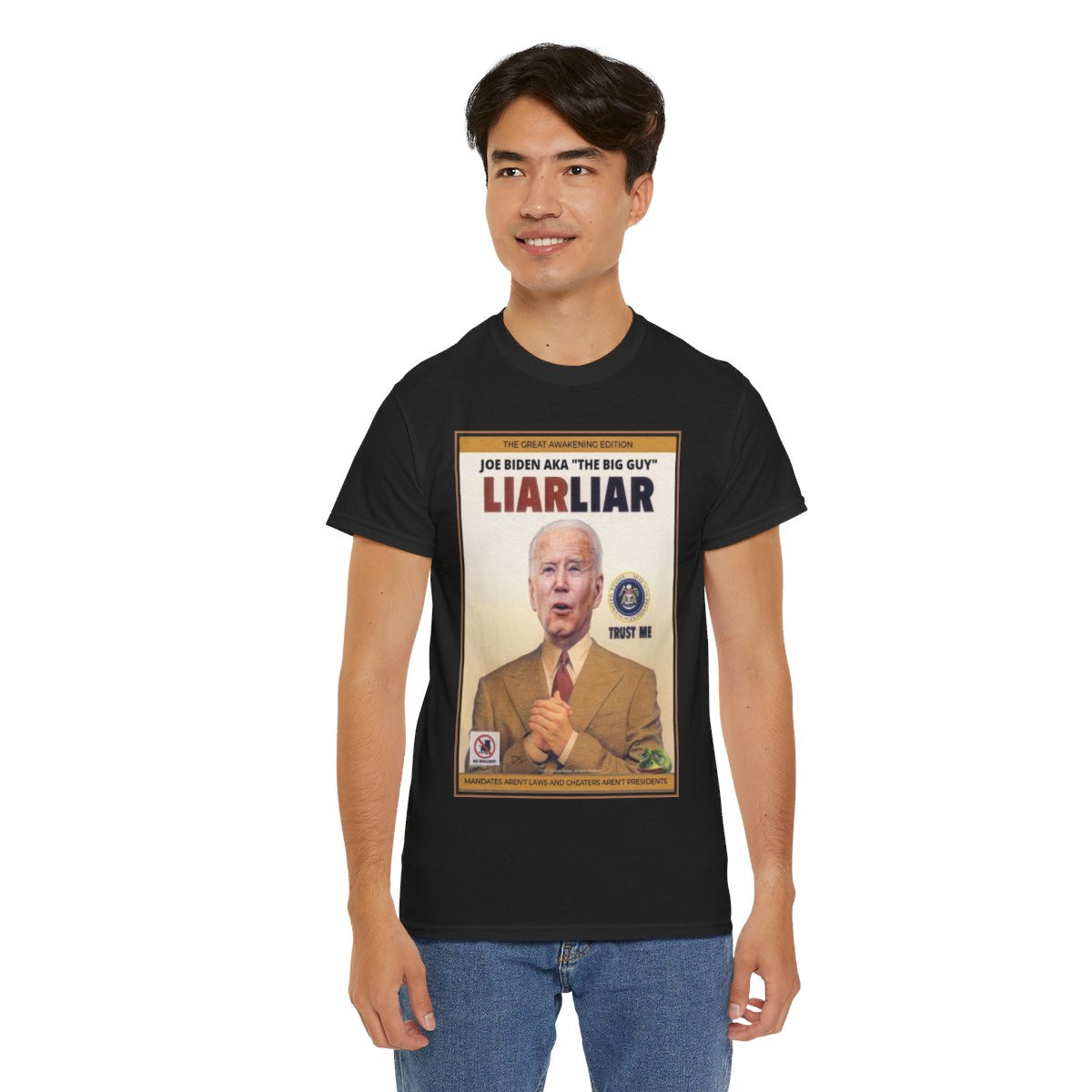 Joe Biden the Big Guy Liar Liar unisex Short Sleeve Tee