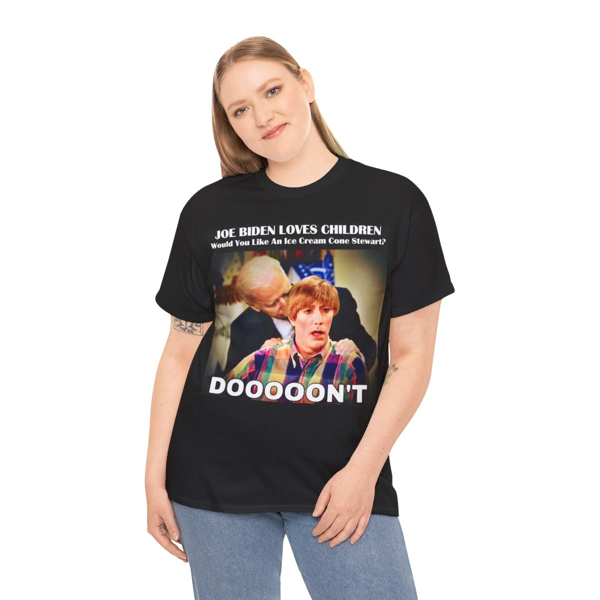 Joe Biden Loves Children Stewart from Mad tv unisex Short Sleeve Tee