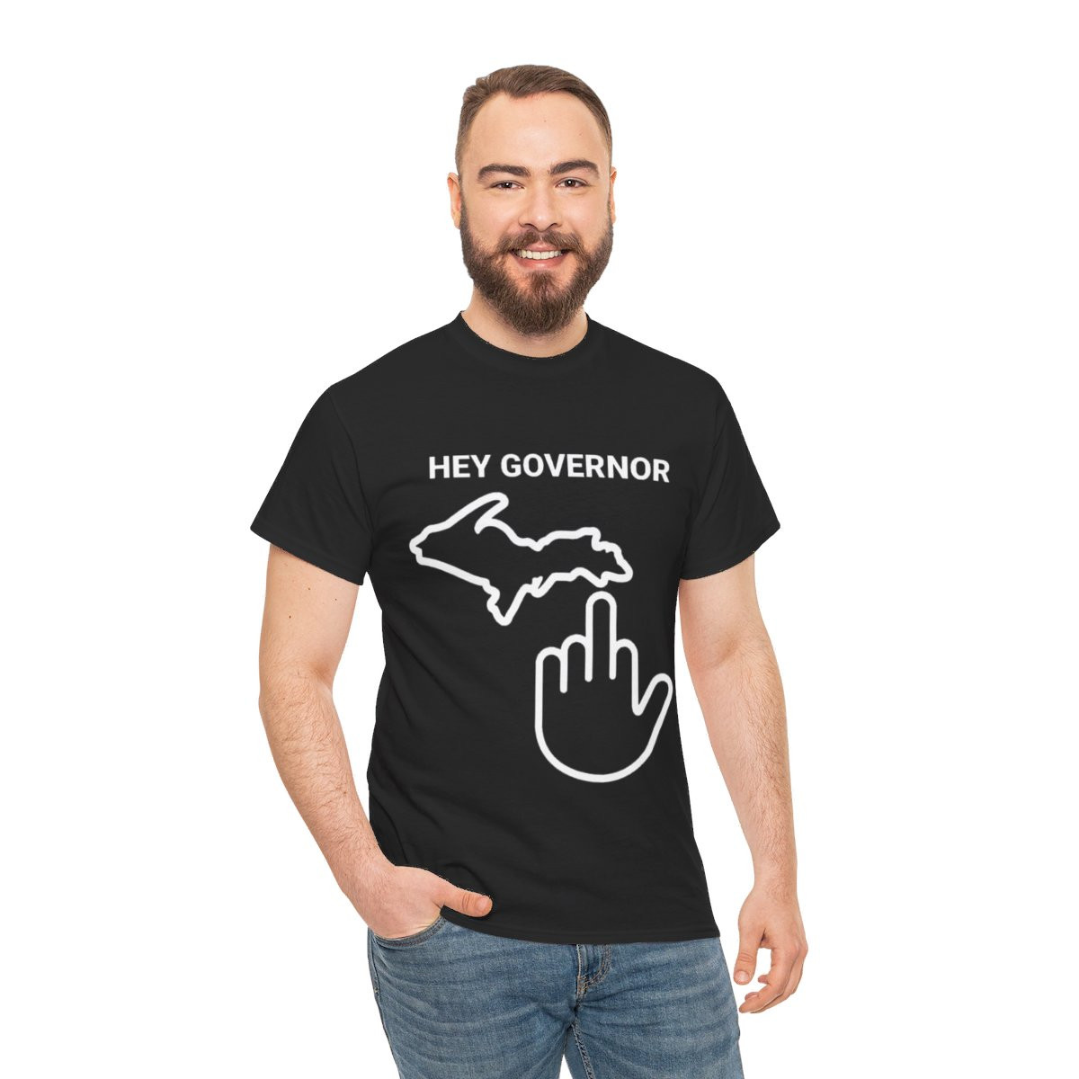 Michigan Hey Governor  unisex Short Sleeve T Shirt