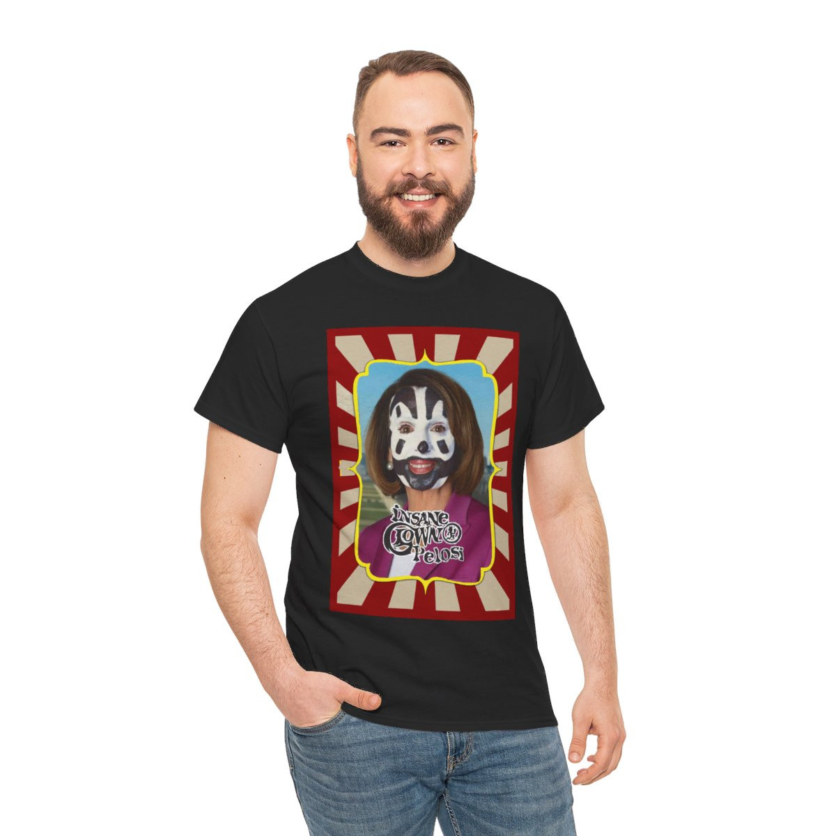 Nancy Insane Clown Pelosi unisex  Sleeve Tee