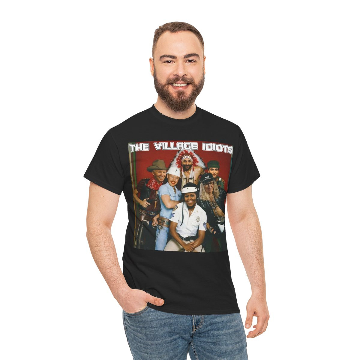 Joe Biden and the Village Idiots unisex  Short Sleeve Tee