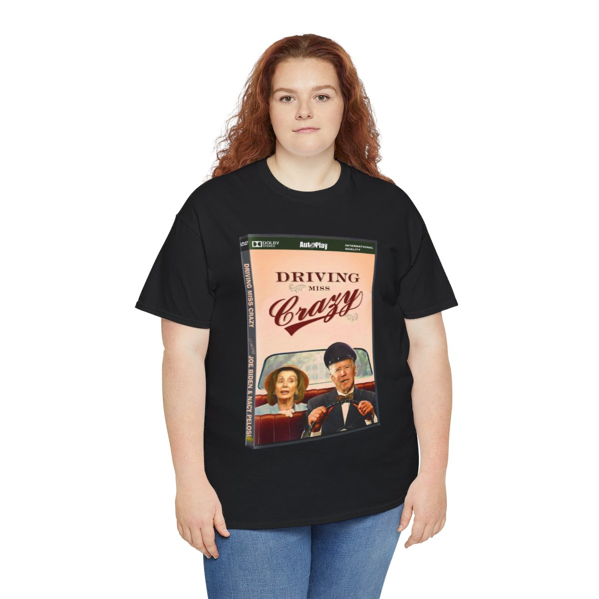 Driving Miss Crazy Staring Joe Biden and Nancy Pelosi unisex  Short Sleeve T Shirt