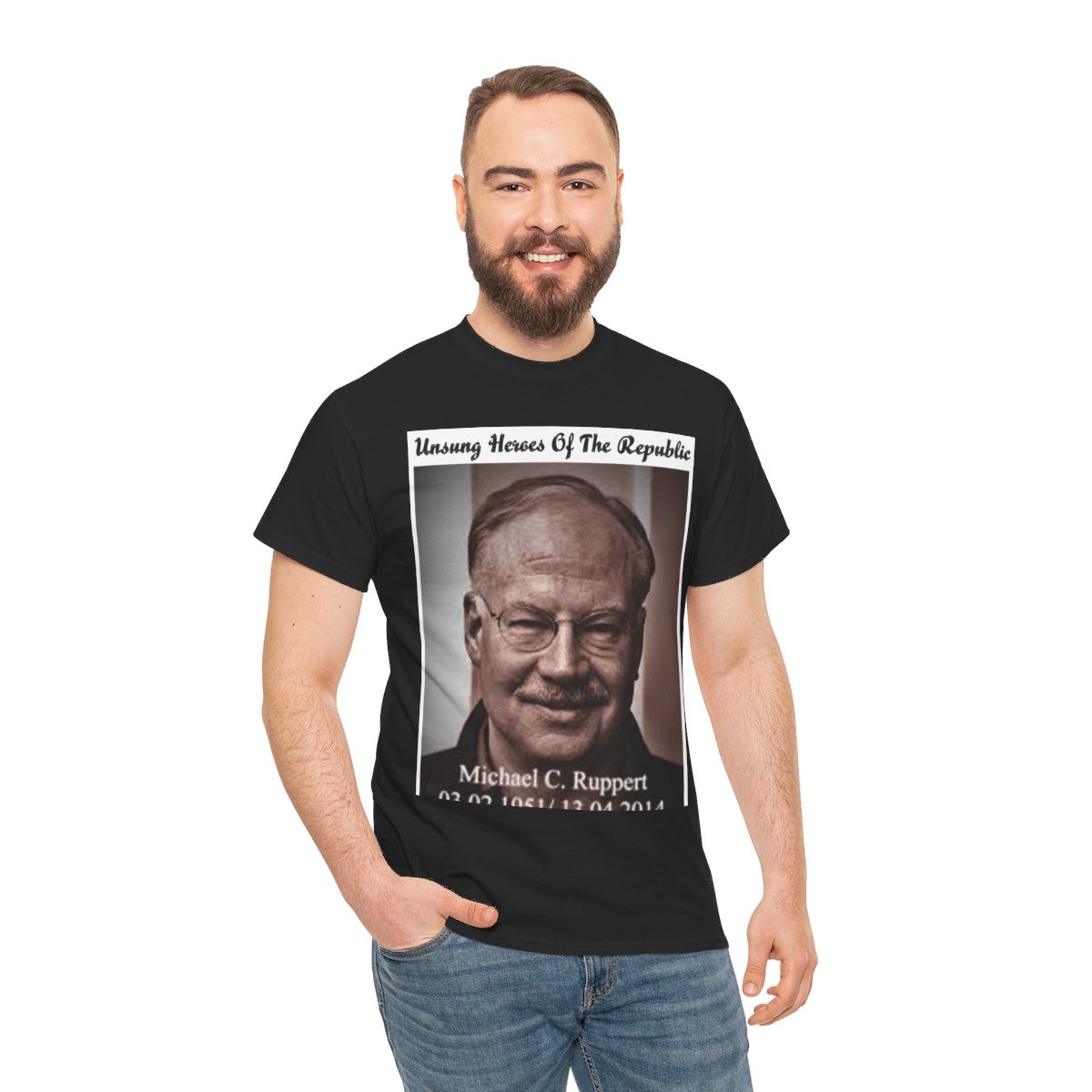 Unsung Heroes of the Republic Michael C Ruppert unisex Short Sleeve Tee