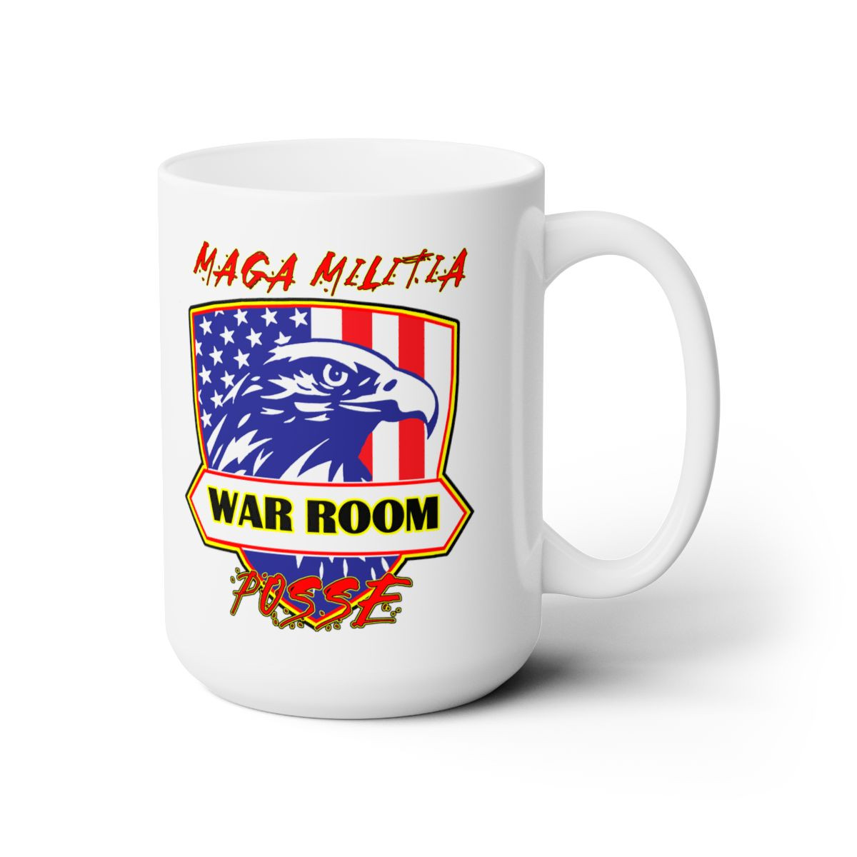Bannon's War Room Posse Mga Militia  White Mug 15oz