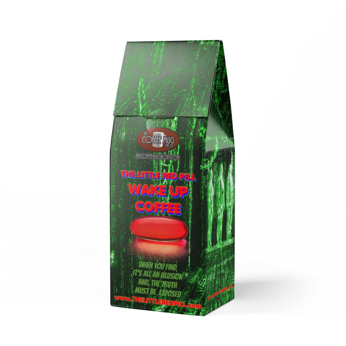 The Little Red Pill WAKE UP Bitterroot Coffee Blend (Dark French Roast)