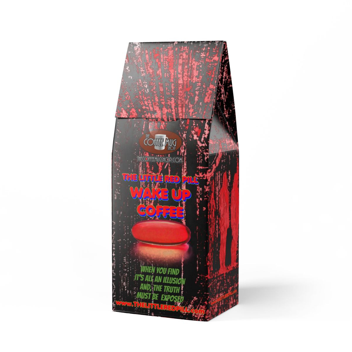 The Little Red Pill WAKE UP Flathead Valley Coffee Blend (Medium-Dark Roast)