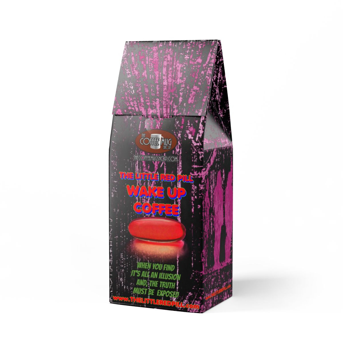 The Little Red Pill WAKE UP Cascades Coffee Blend (Medium-Dark Roast)