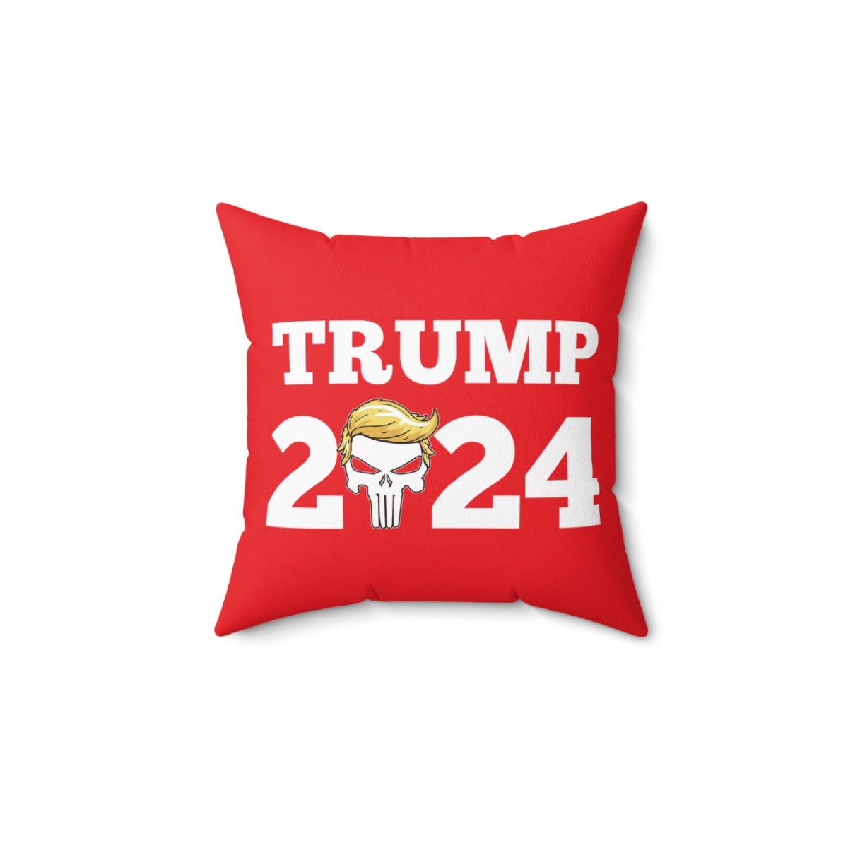 Trump 2024  Red Pillow Spun Polyester Square Pillow