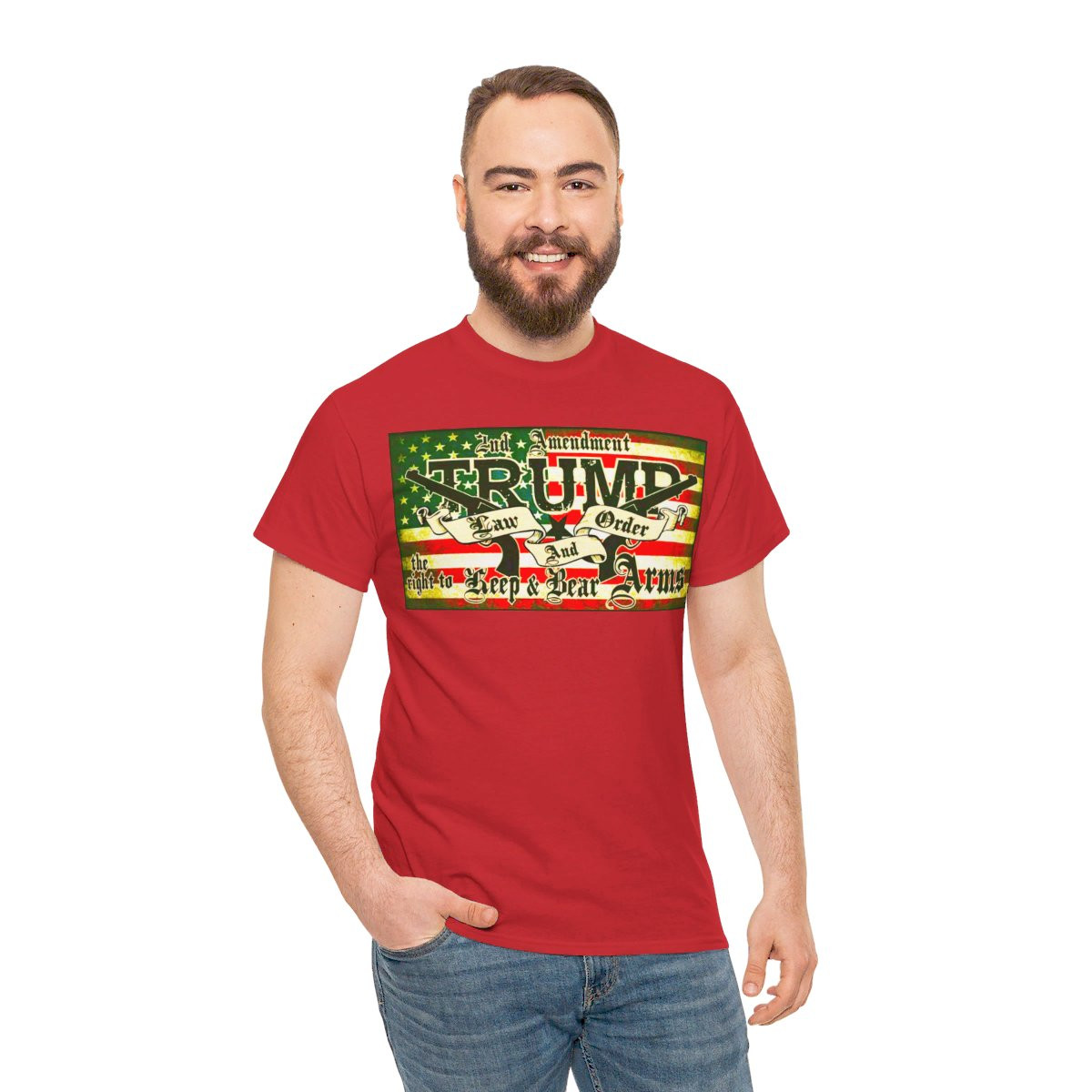 Trump 2024 Law and Order 2A unisex Short Sleeve Tee