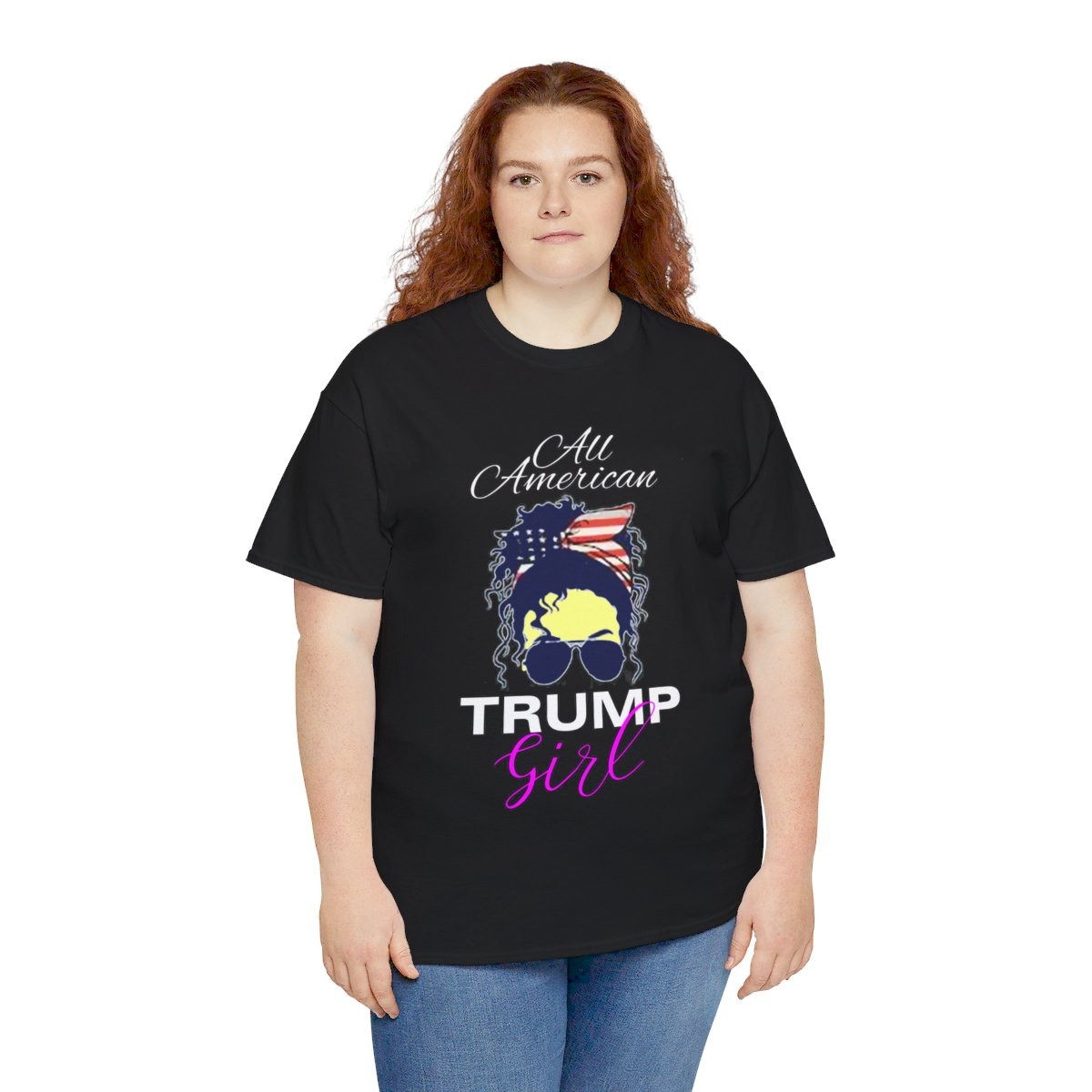All American Trump Girl 2024 Unisex Heavy Cotton Tee