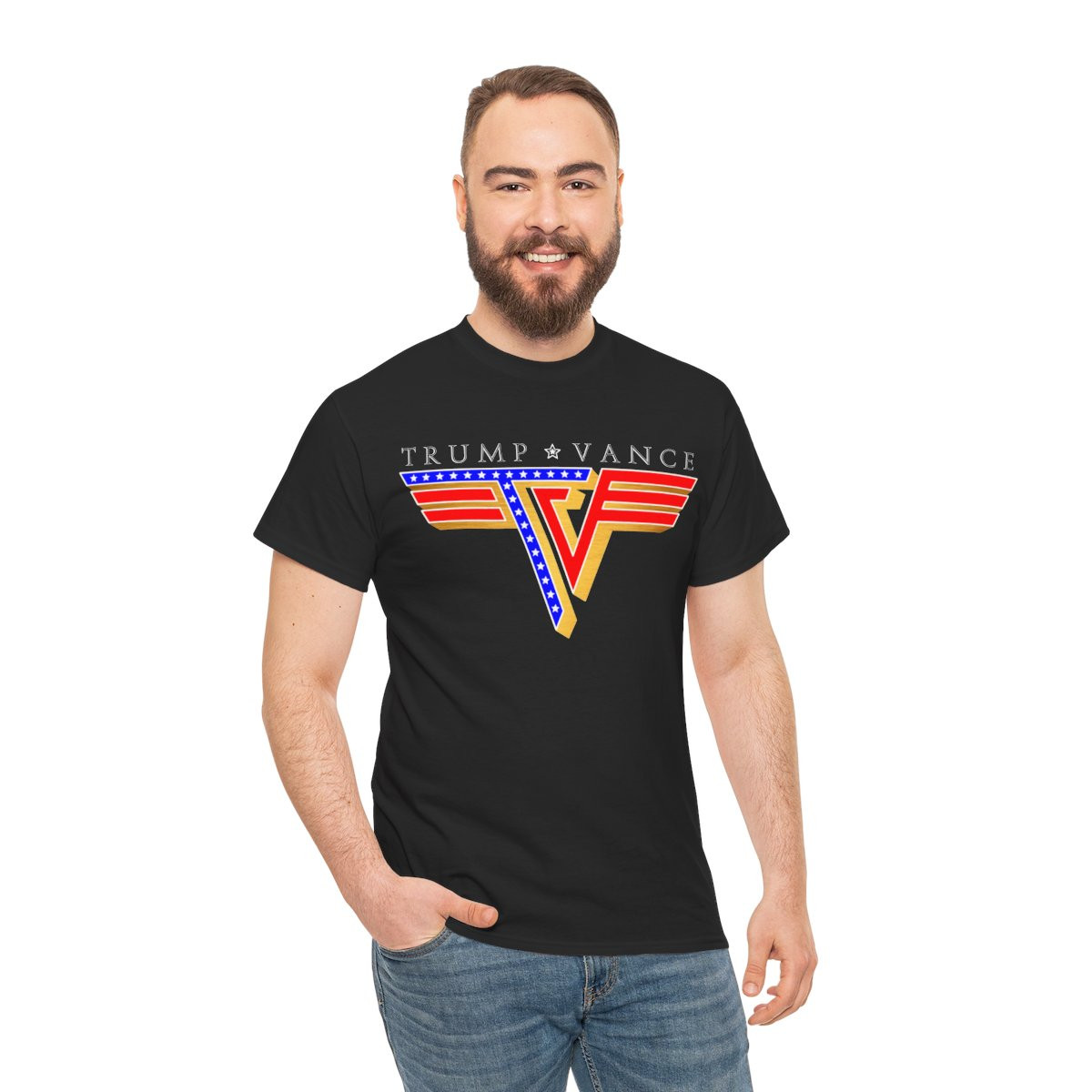 Trump Vance 2024 Gold  unisex Short Sleeve Tee